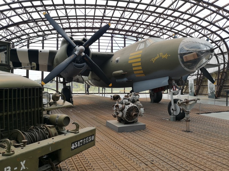 DDay Museum Utah Beach the B26 bomberer